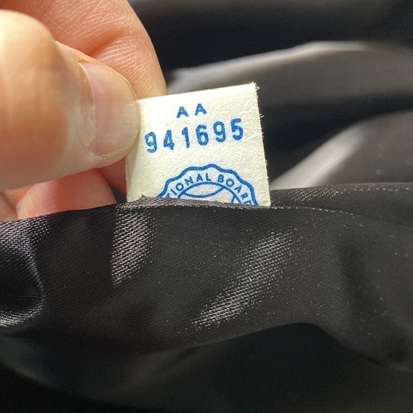 Vintage 60s Black Velvet Princess Rhinestone Opera Long Jacket Medium - Picture 6 of 6